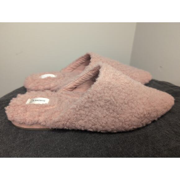 Birdies Y2k funky cozy The Lark pink faux fluffy slides 7.5 - Picture 4 of 7